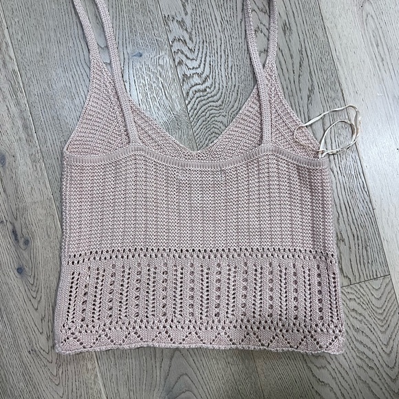 Knitted Pink tank - Picture 2 of 2